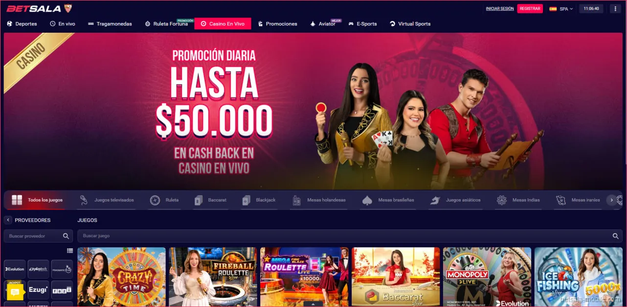 Betsala Chile: plataforma de casino online y apuestas con acceso seguro