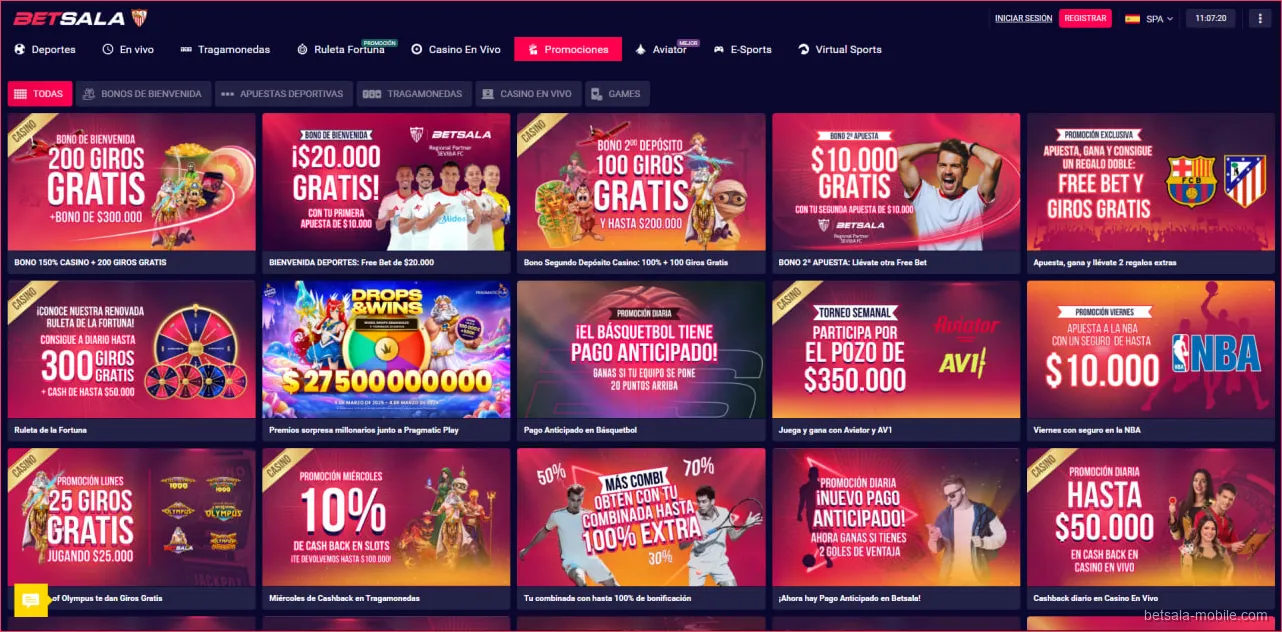 Juegos populares en Betsala Chile: Mines, Aviator y Lucky Jet