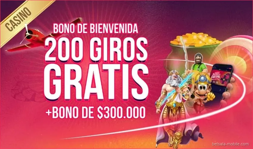 Betsala bonos y Código promocional activos para jugadores en Chile